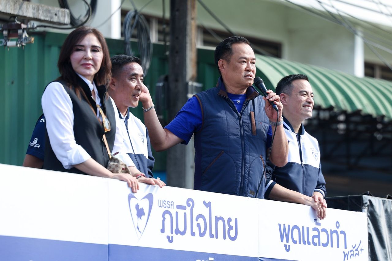 “阿努廷” 亲临春蓬，恳求自豪党拿下该府，回应“猜差诺”不与为泰党握手是个人观点