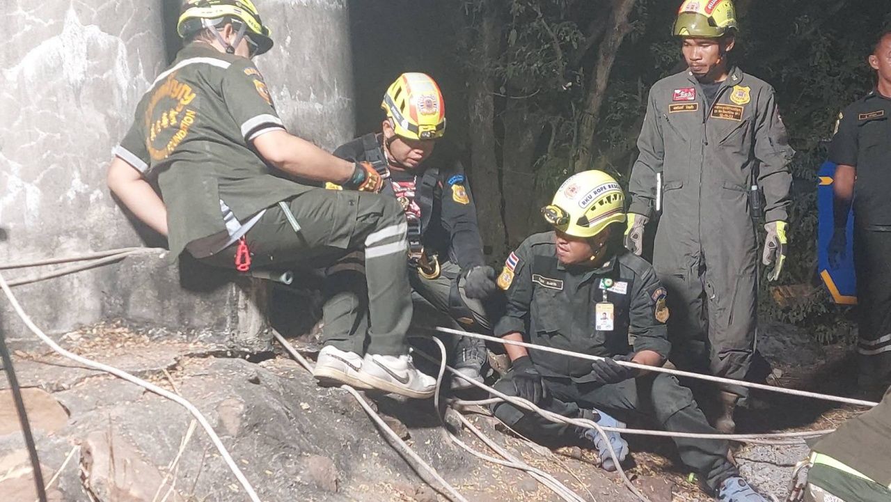 成功从深井中打捞出被碎石掩埋的“小老师”尸体，遭侄子残忍杀害