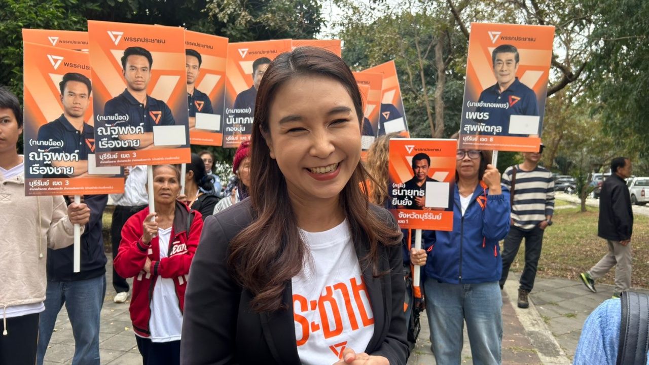 “索潘”相信泰国自豪党能获近200席，为泰党派“迈·苏卡迪查”参选武里南议员