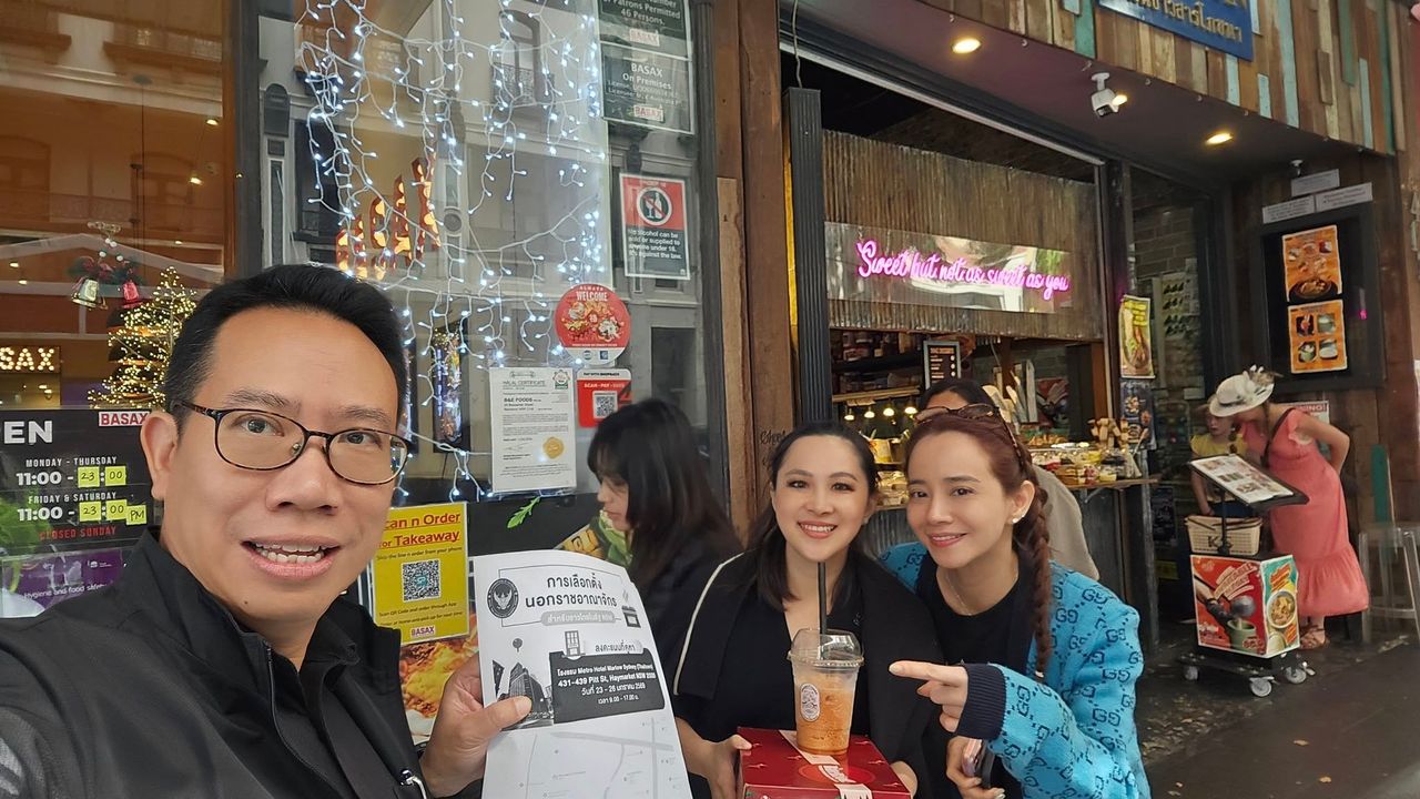 悉尼总领事游说“泰国城”邀请泰国人登记投票