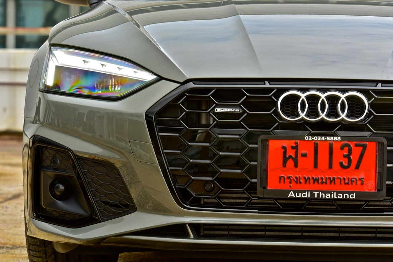 测试 AUDI A5 COUPE 45TFSI QUATTRO S LINE BLACK EDITION