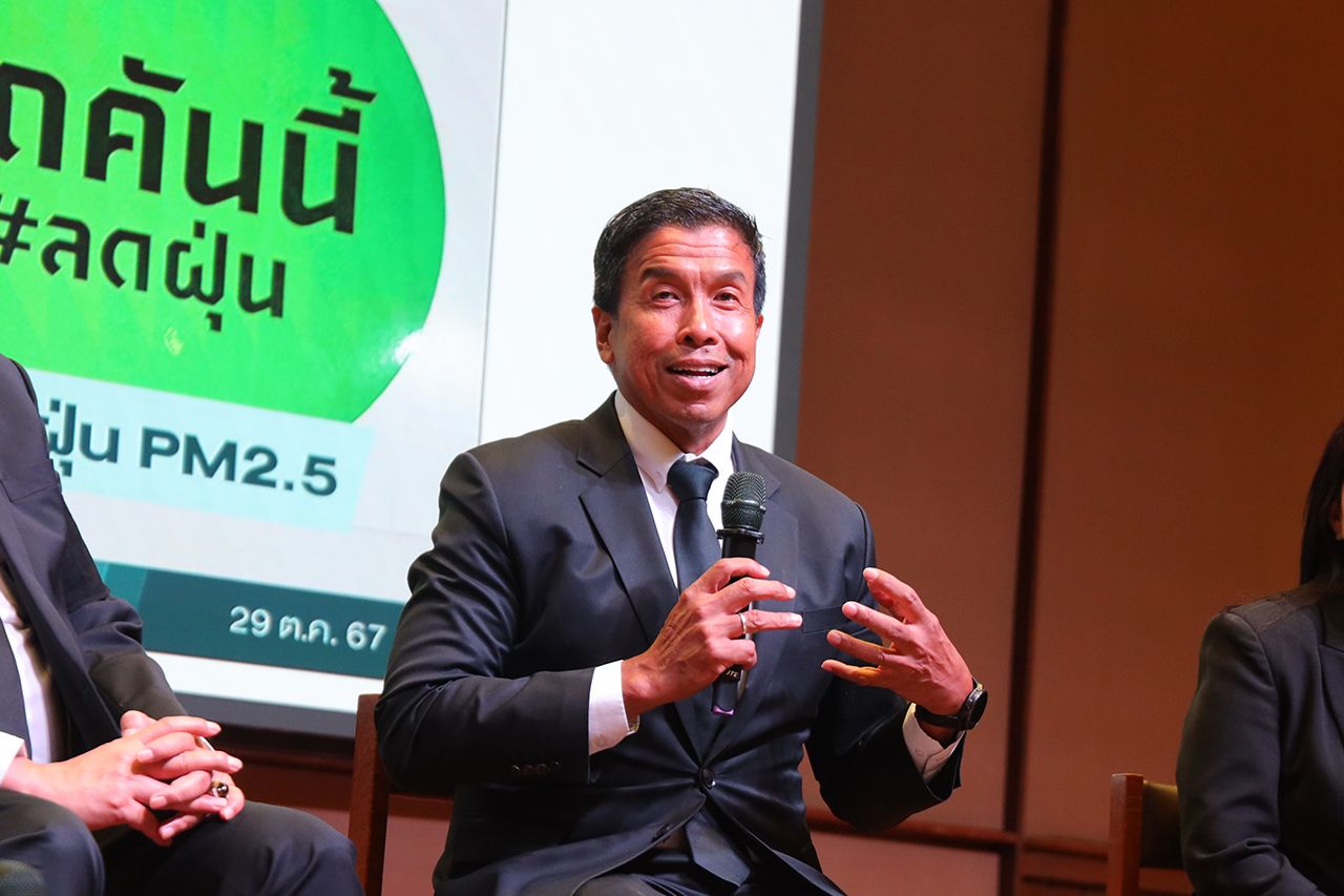 自然资源与环境部与曼谷市府及民间合作启动“绿色名单加”项目 呼吁检测车辆以减少PM 2.5污染