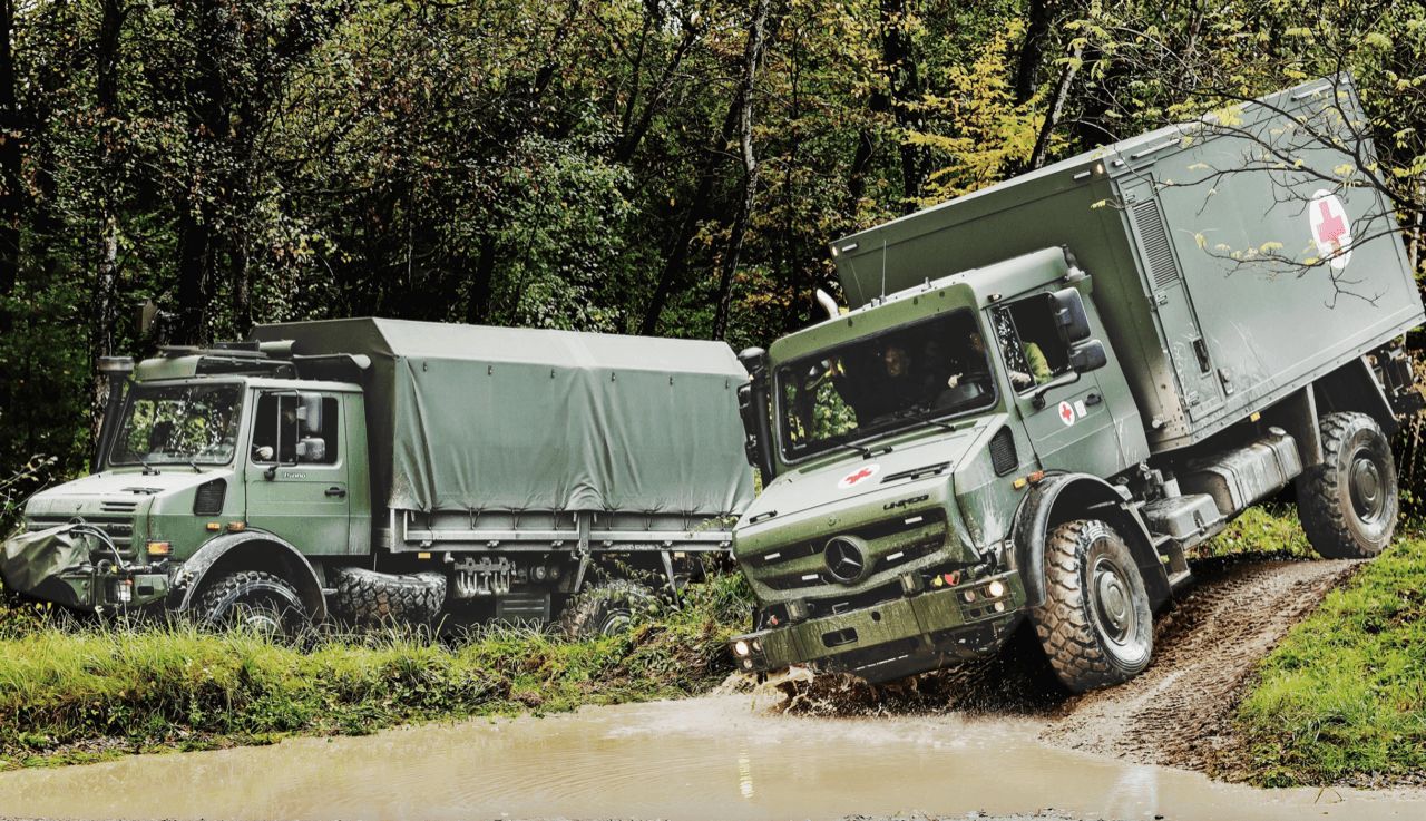 帅气的泰国军车：梅赛德斯-奔驰UNIMOG军用车