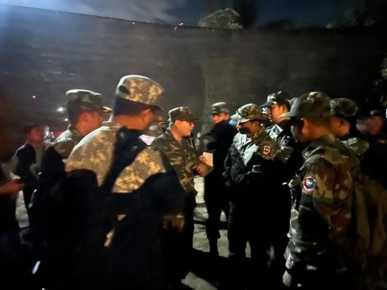 柬埔寨利用儿童和老人搭帐篷过夜 向IOT委员会投诉称受泰国鬼声滋扰