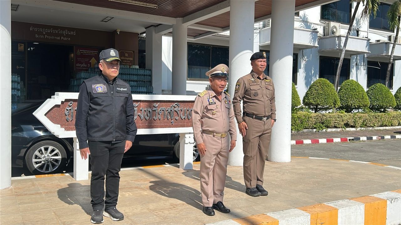 部署EOD小组在素林府边境地区进行弹药检测，停火后进行监测