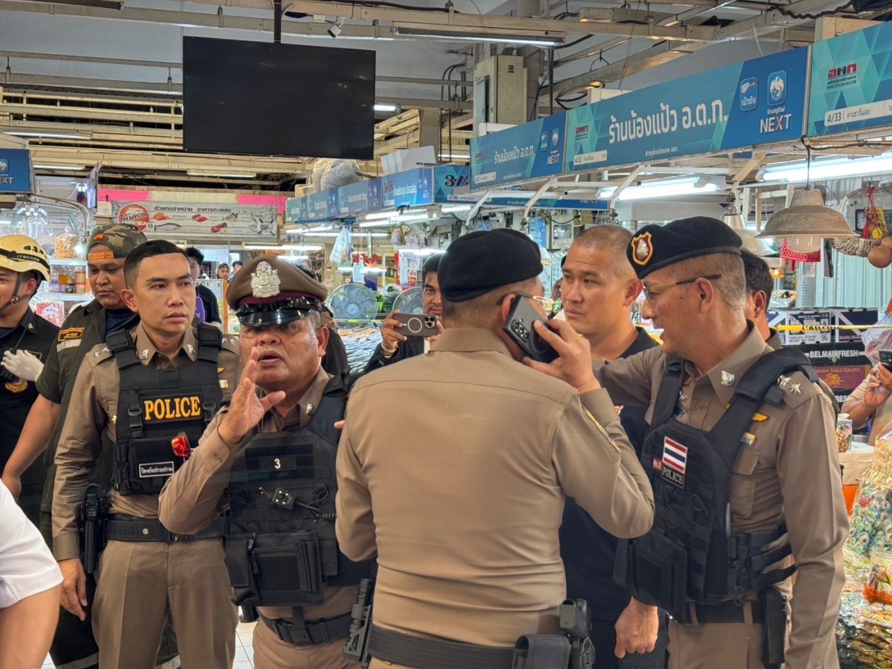 副首都指挥官确认这不是“在ตลาด อ.ต.ก.市场的枪击事件”提醒社交媒体勿分享照片和视频
