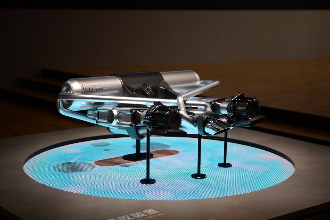 马自达移动碳捕获设备可回收20%的尾气