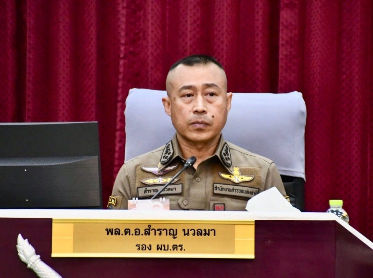 公安部副部长视察素叻府，推行“拜县模式”打击非法经营外国人