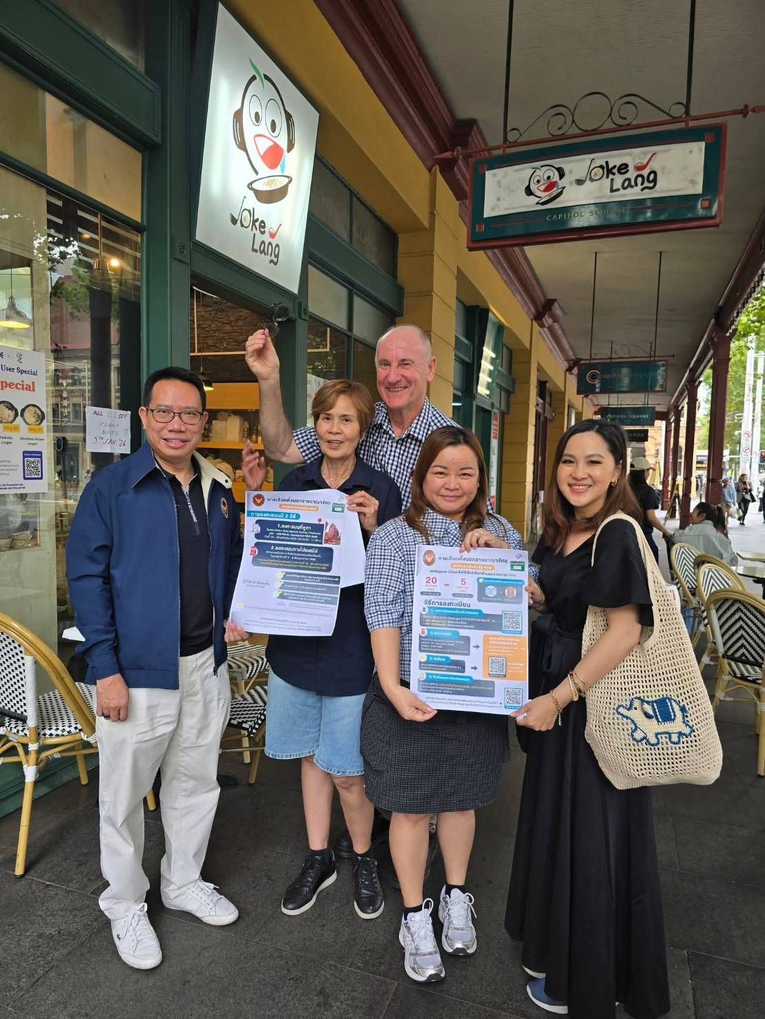 悉尼总领事游说“泰国城”邀请泰国人登记投票