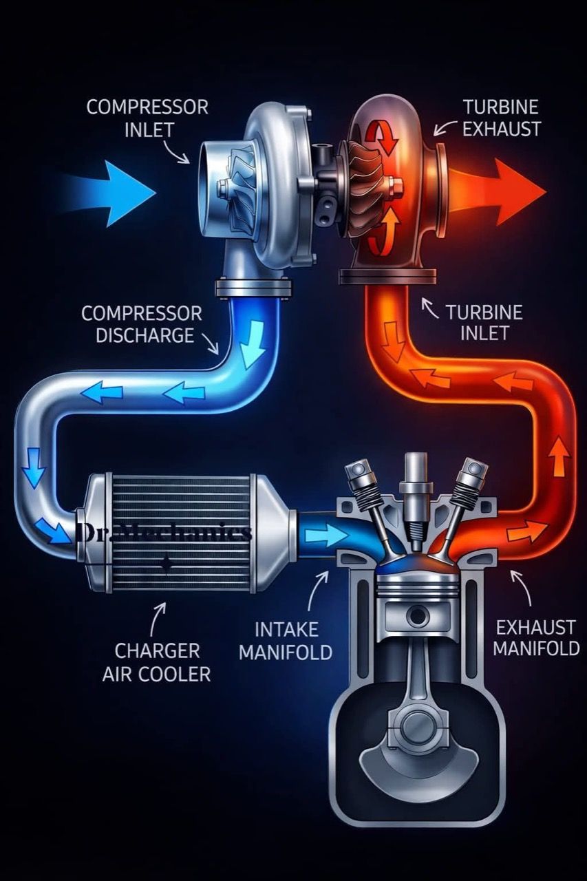 涡轮增压器如何提升发动机马力
