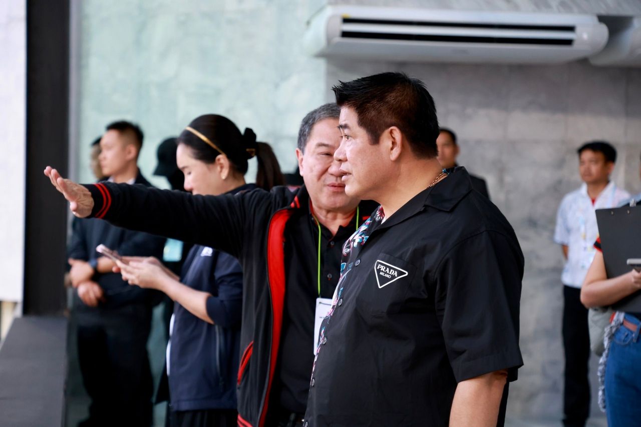 “达姆纳斯”检查第33届东南亚运动会开幕式的准备路线，强调必须完美