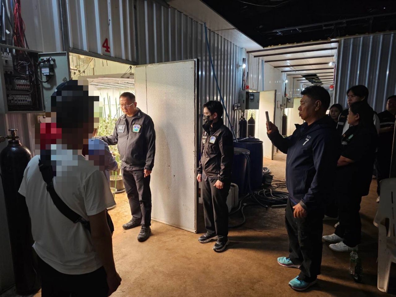 警方突袭非法大麻仓库 未经允许非法种植 居民举报气味刺鼻