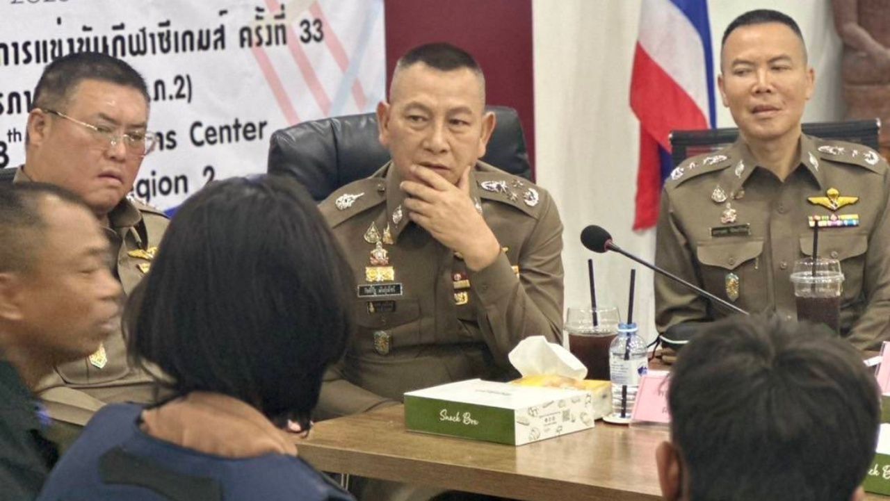 警察总长访问春武里府,严厉打击柬埔寨青年帮派