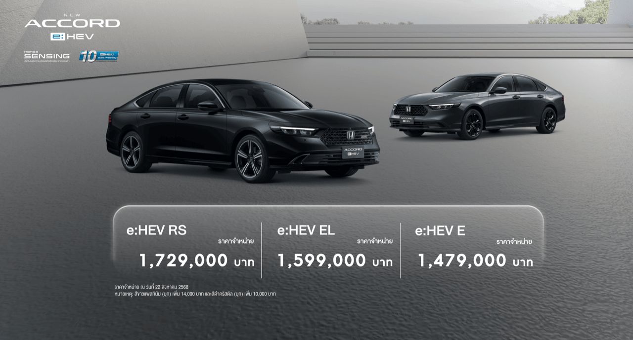 HONDA 推出 NEW ACCORD 2025 在 BIG MOTOR SALES 2025 中提供优惠价格