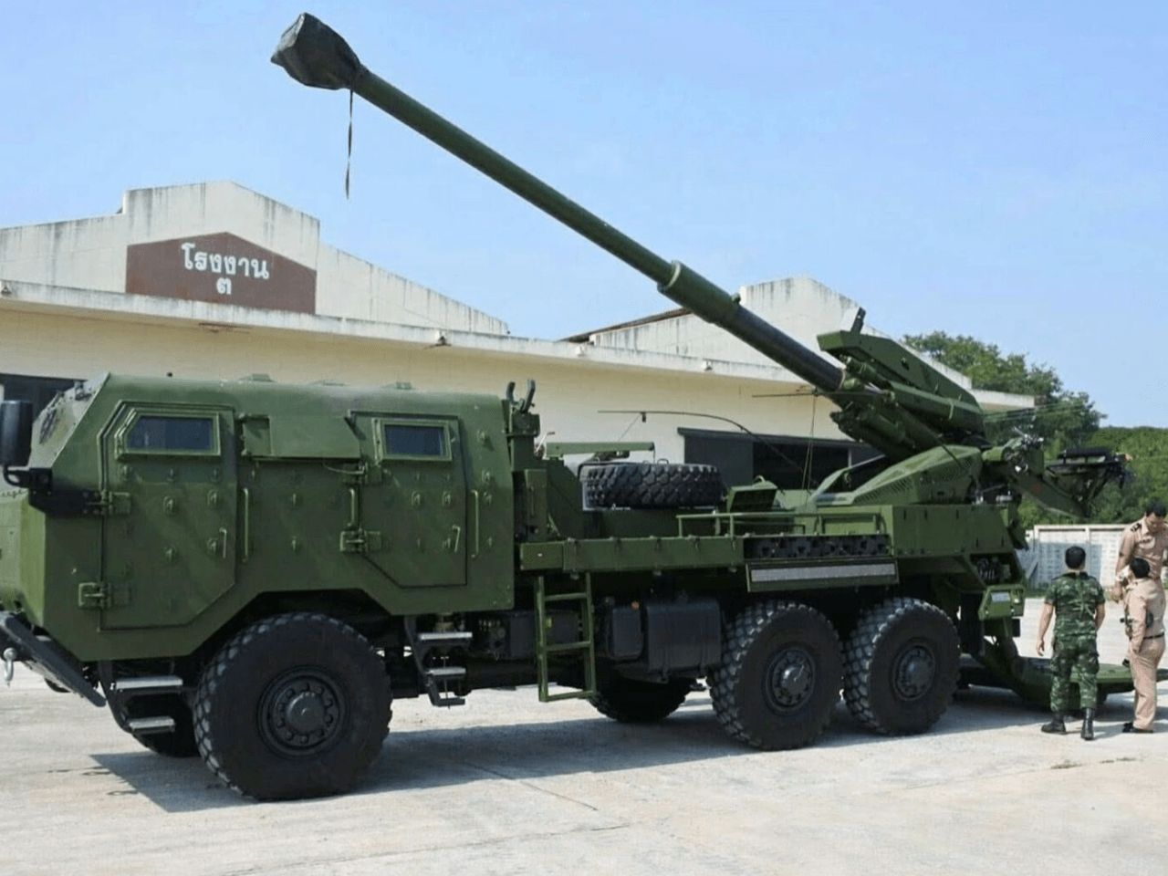 精确无比的M758 ATMG自行火炮,由泰国制造