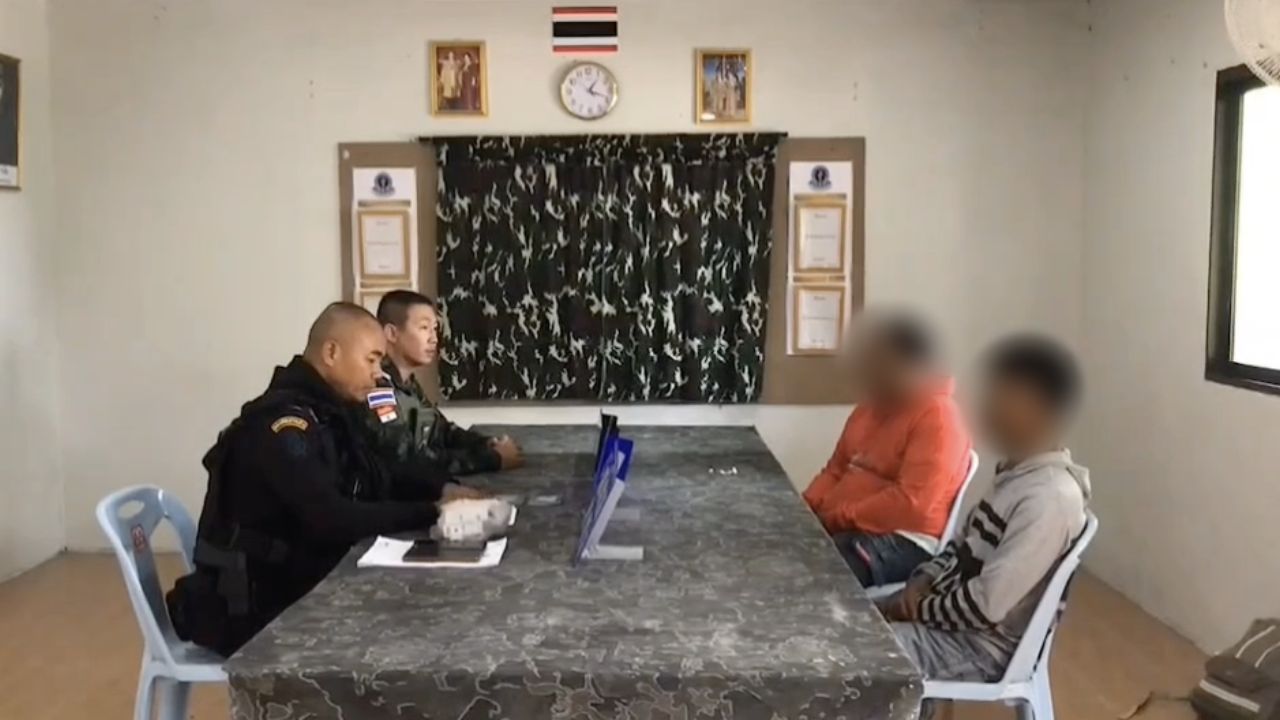 3名泰国人在阿兰雅普拉提特边境被捕，承认被中介引诱去工作和开立骡子账户