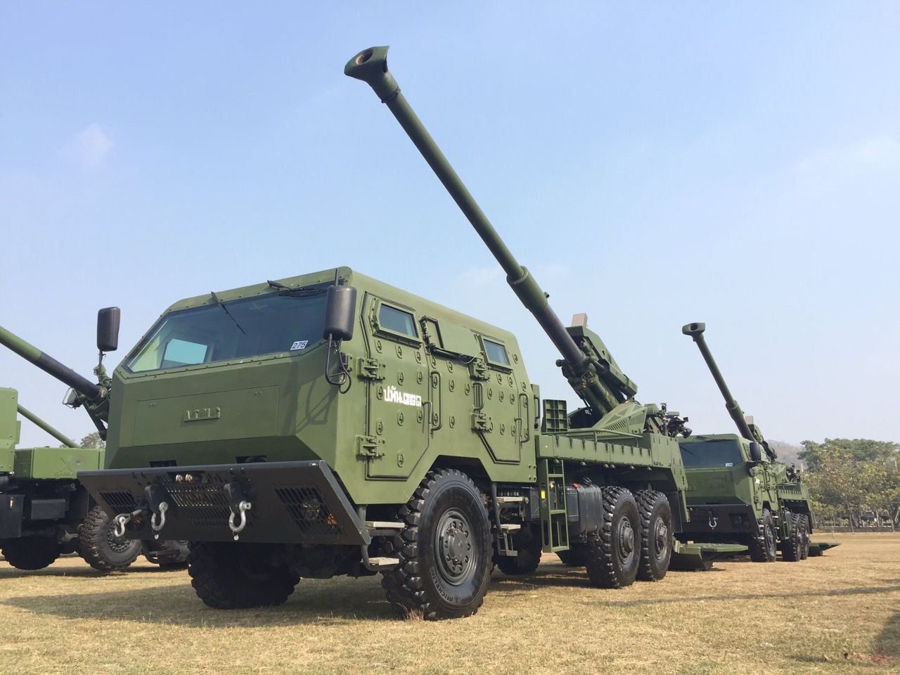 精确无比的M758 ATMG自行火炮,由泰国制造