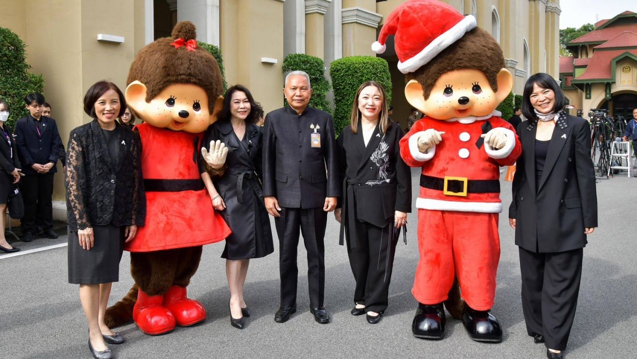 “Monchhichi”日本友好大使访问泰国,携手政府促进旅游业